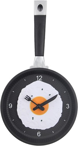 Küchenuhr wanduhr pfanne - küchenuhr, 3d-pfanne