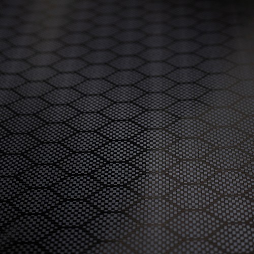 Autofolie hexagon carbon - 3d,