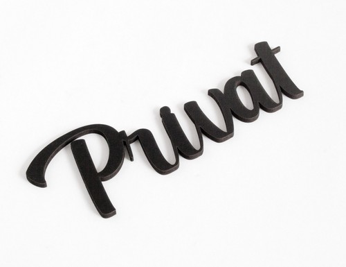 Privat türschild tür - türschild,