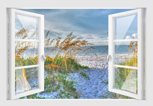 Wandtattoo fenster offenes - wandtattoo, 3d