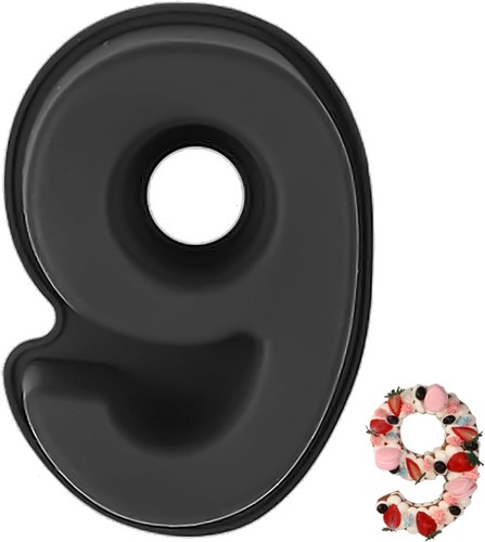 Zahlen backform silikon 5cm - zahlen, 25,5cm