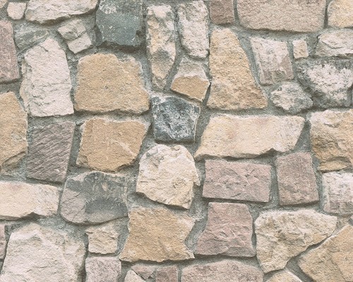 Tapete bruchsteinmauer - 3d,