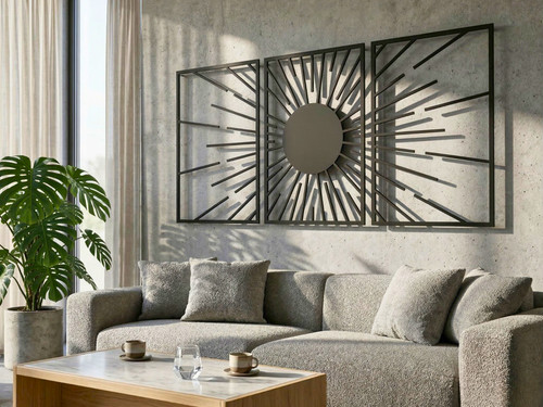 Boho wanddeko holz set - set, |