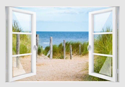 Wandtattoo fenster offenes - 3d,