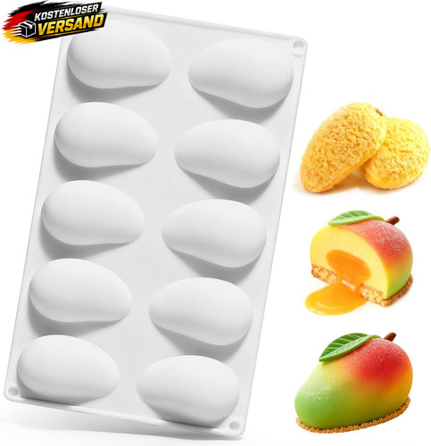 Silikonform mango - silikonform, 3d