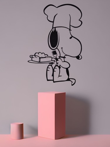 Snoopy mag kuche - snoopy, wanddeko