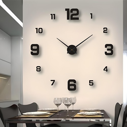 Wanduhr groß deko design - deko, 3d